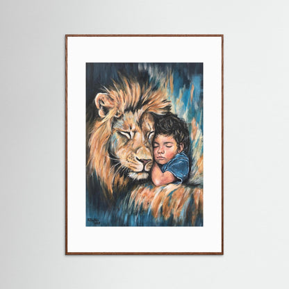 "Rest In His Strength" Fine Art Framed Print