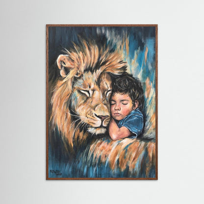 "Rest In His Strength" Fine Art Framed Print