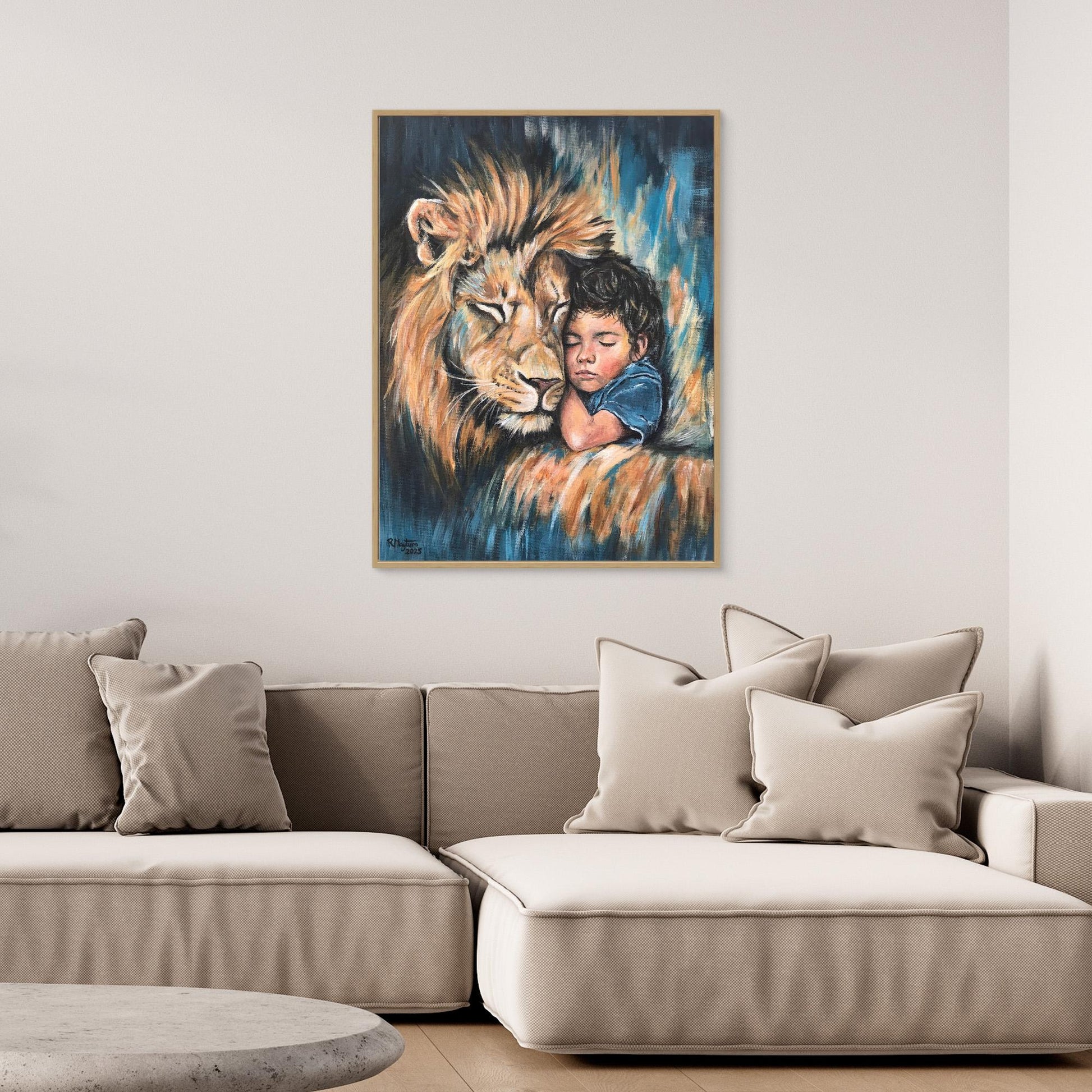 Rest In His Strength Canvas Print 
