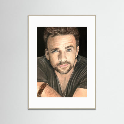 "The Lifted Brow" Framed Fine Art Print